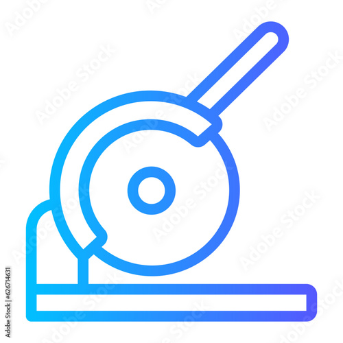 miter saw gradient icon