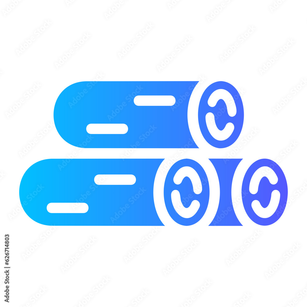 logs gradient icon logs gradient icon