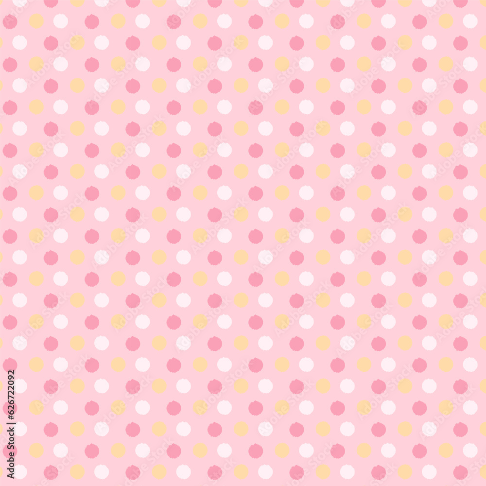 polka dot pattern seamless texture abstract background modern design vector illustration 