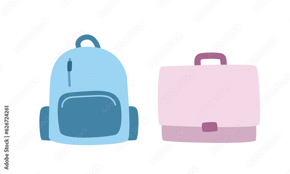school-bag-clipart-vector-set-simple-student-bag-and-backpack-flat