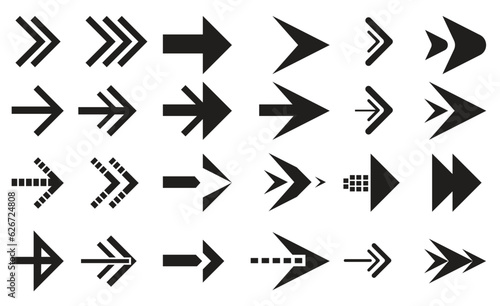 Arrows set. Arrow icon collection.