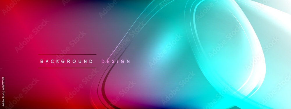 Vector abstract background - liquid transparent bubble shapes on fluid gradient with shadows and light effects Vector abstract background - liquid transparent bubble shapes on fluid gradient with shadows and light effects