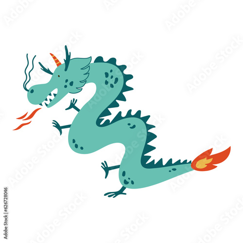 Happy chinese new year 2024 the dragon zodiac sign