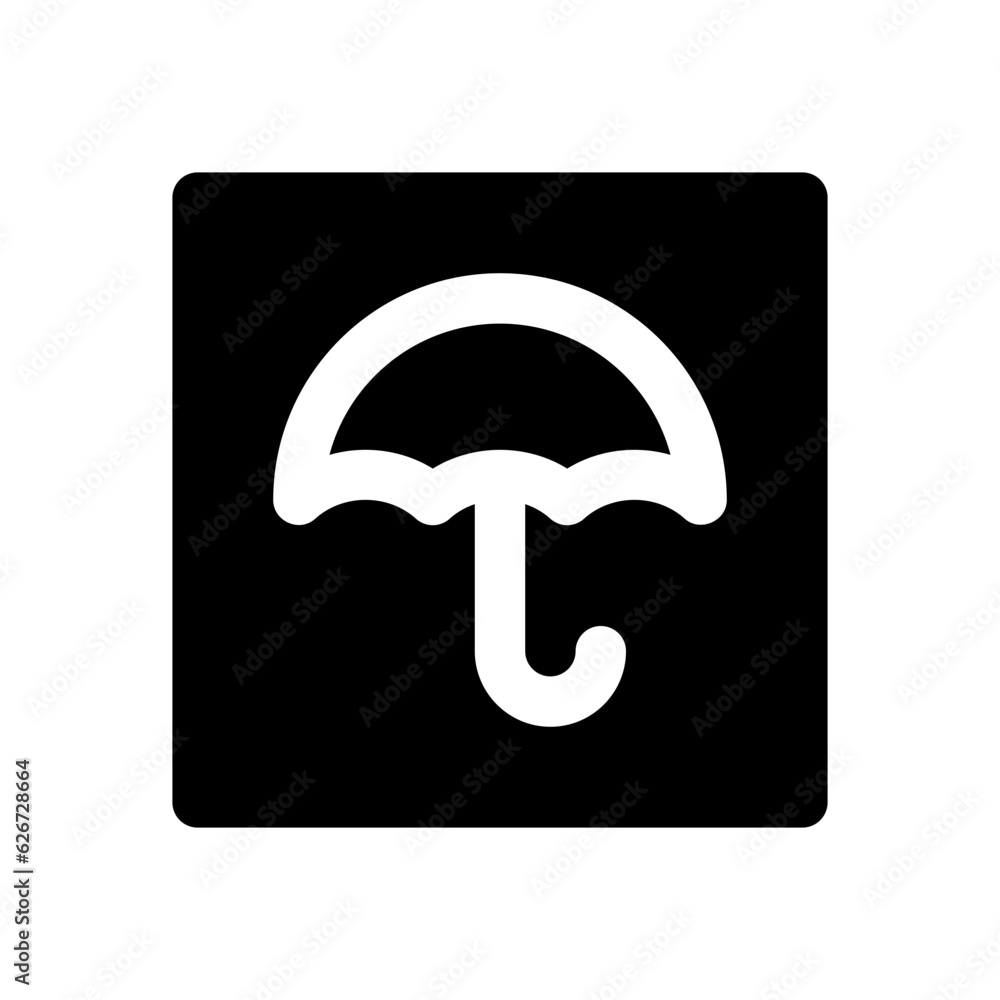 keep dry glyph icon keep dry glyph icon