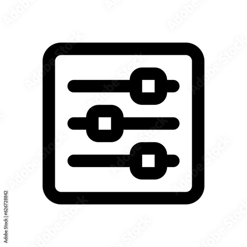 adjustment line icon