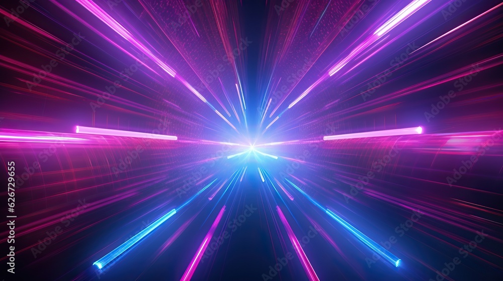 eon light tunnel with red and neon rainbow lights, in the style of rustic futurism, violet and aquamarine, high-angle, vintage aesthetics, poster, unreal engine 5, large canvas format eon light tunnel with red and neon rainbow lights, in the style of rustic futurism, violet and aquamarine, high-angle, vintage aesthetics, poster, unreal engine 5, large canvas format