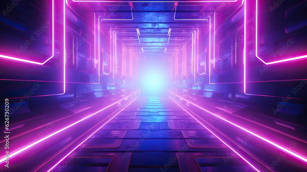 eon light tunnel with red and neon rainbow lights, in the style of rustic futurism, violet and aquamarine, high-angle, vintage aesthetics, poster, unreal engine 5, large canvas format eon light tunnel with red and neon rainbow lights, in the style of rustic futurism, violet and aquamarine, high-angle, vintage aesthetics, poster, unreal engine 5, large canvas format