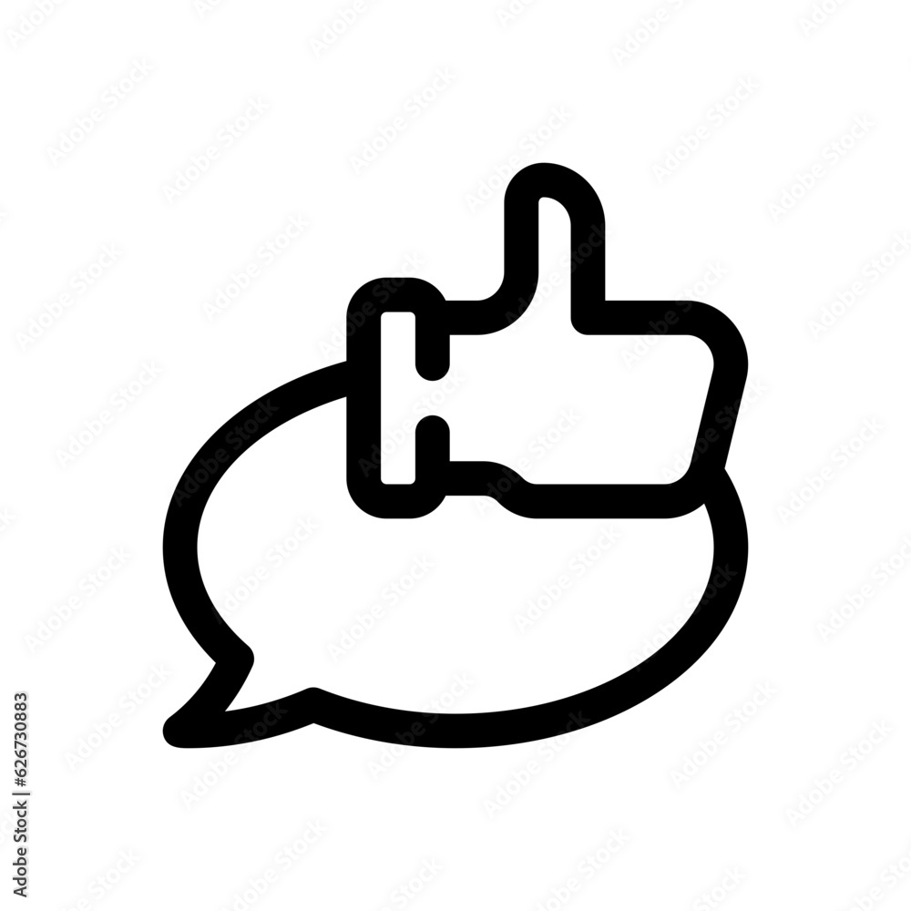 thumb up line icon thumb up line icon