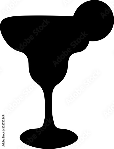 Bar Cocktail Silhouette Illustration Vector