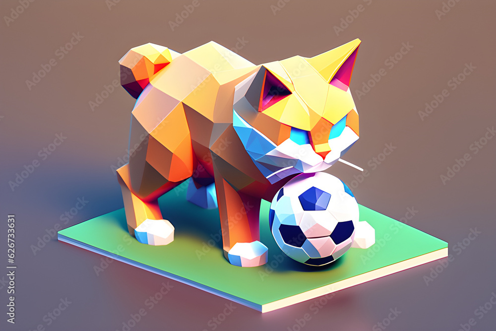 Soccer catty. 
Generative AI