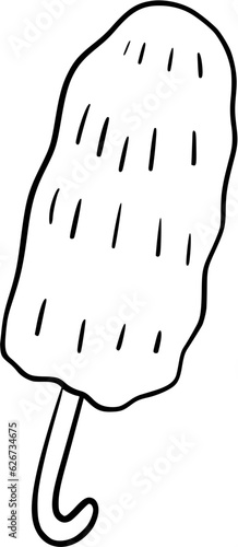 Feather duster outline