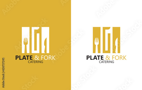 restaurant  logo design template, food logo 