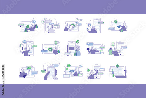 Online Shopping Illustration