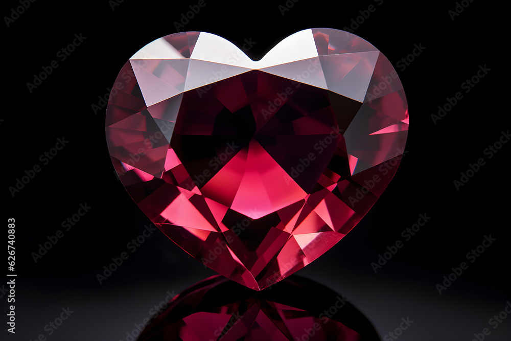 red heart shaped diamond red heart shaped diamond