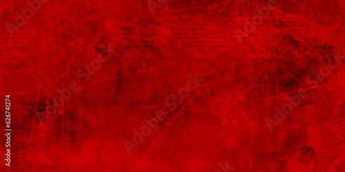 Abstract Rough Red Grunge Texture Design Background