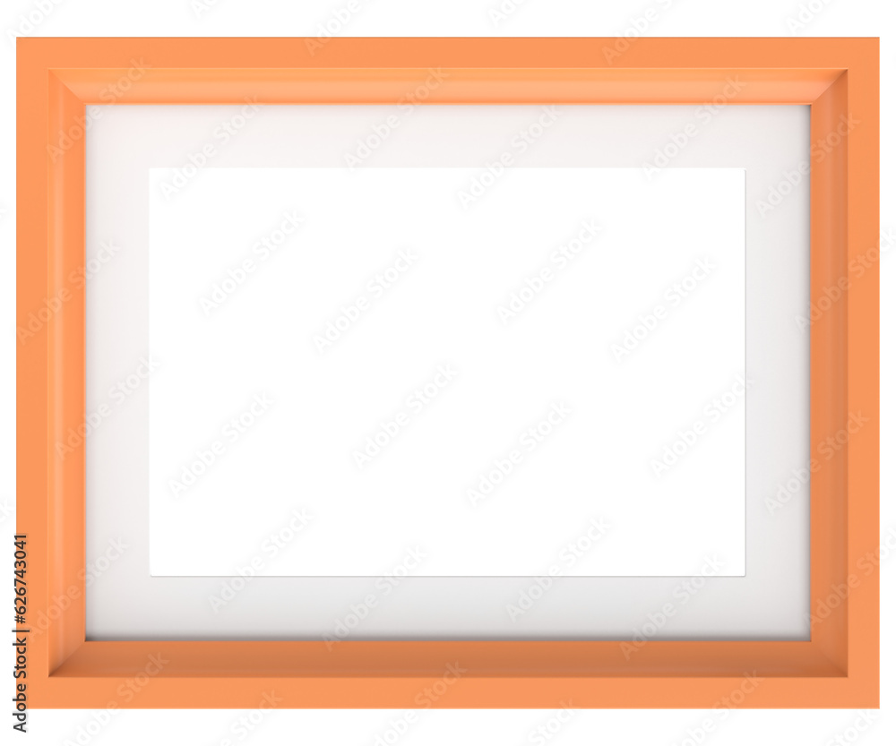 Picture frame. Landscape frame. 3D illustration. Picture frame. Landscape frame. 3D illustration.