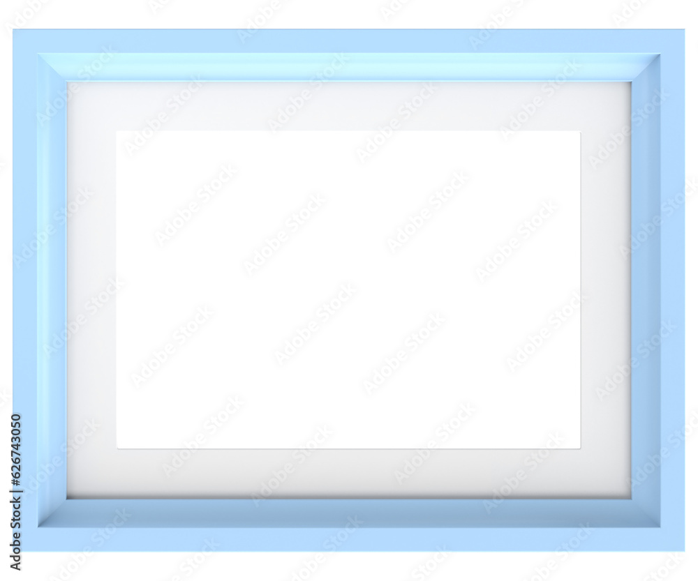 Picture frame. Landscape frame. 3D illustration. Picture frame. Landscape frame. 3D illustration.