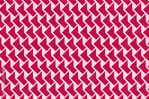 Pink optical illusion block seamless pattern