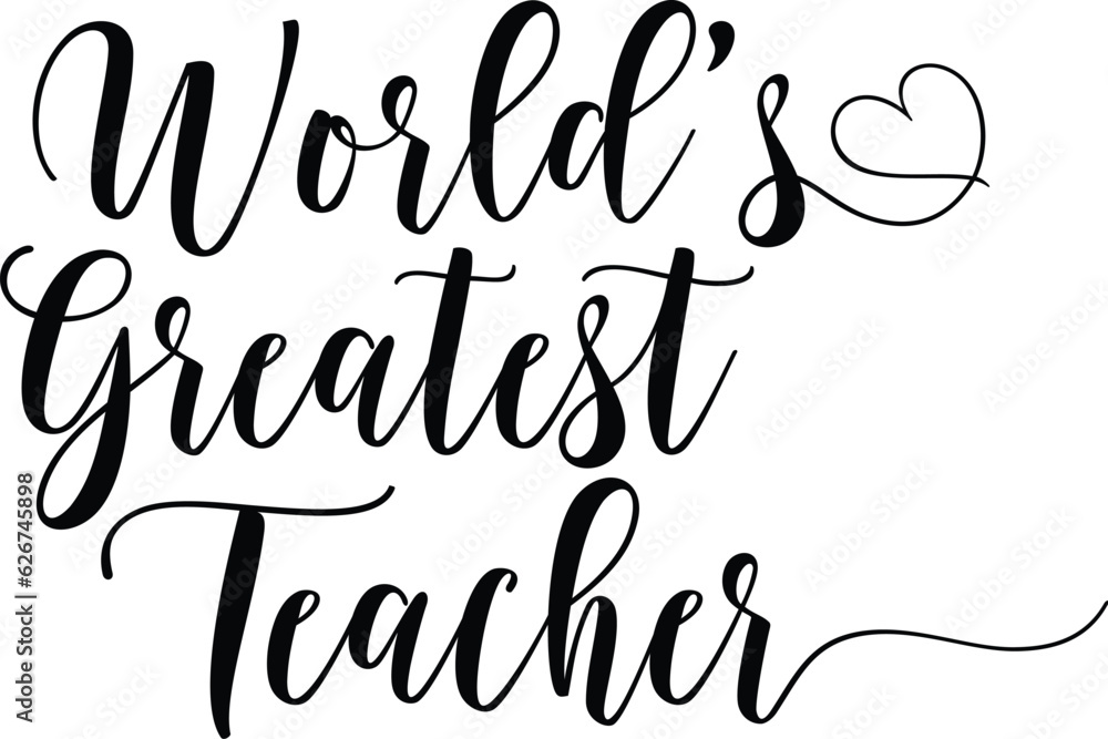 Teacher T-shirt design Lettering Teacher T-shirt design Lettering
