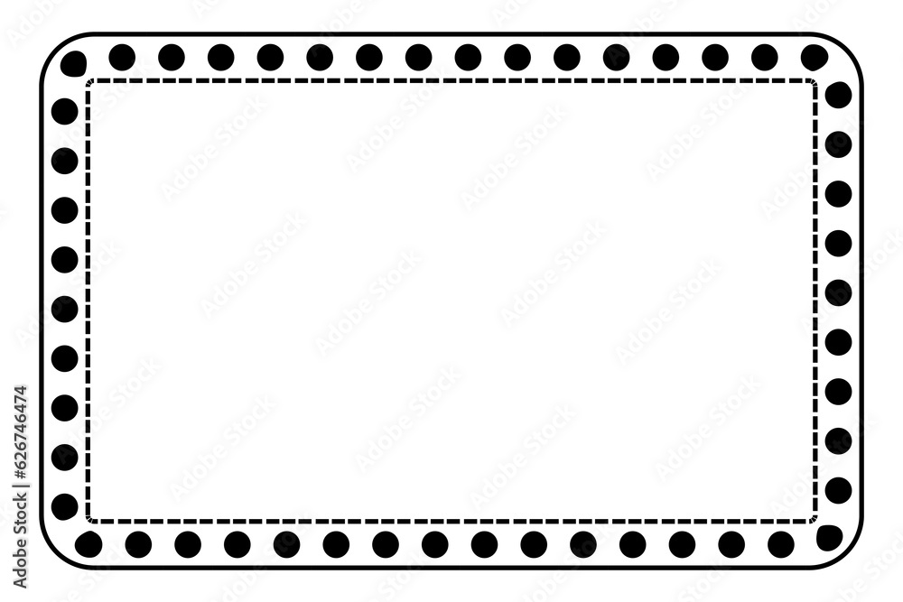 simple vector basic shape Frame, for Certificate, Placard or element design border