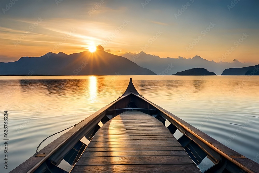 Naklejka premium Life’s good on our boat