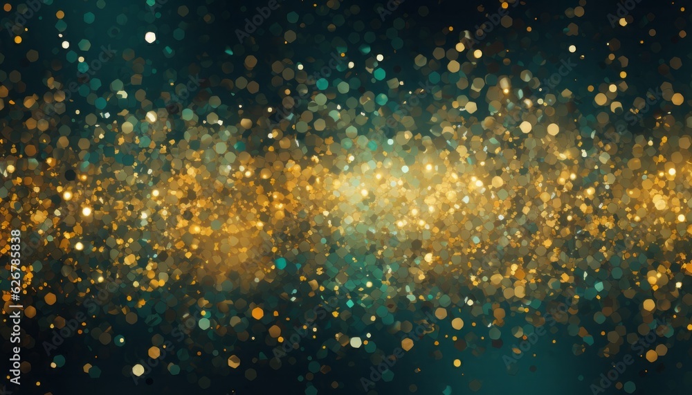 a gold dust background with glitter particles, Generative AI a gold dust background with glitter particles, Generative AI