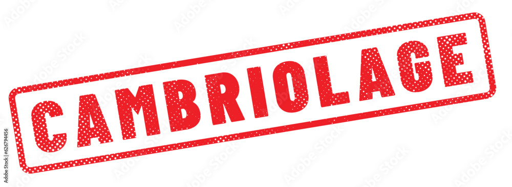 tampon rouge cambriolage tampon rouge cambriolage