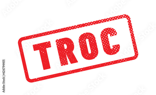 tampon rouge "troc"
