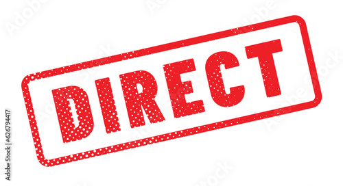 tampon rouge "direct"