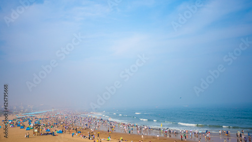 Fototapeta Naklejka Na Ścianę i Meble -  Huangdao District, Qingdao City - Golden Beach