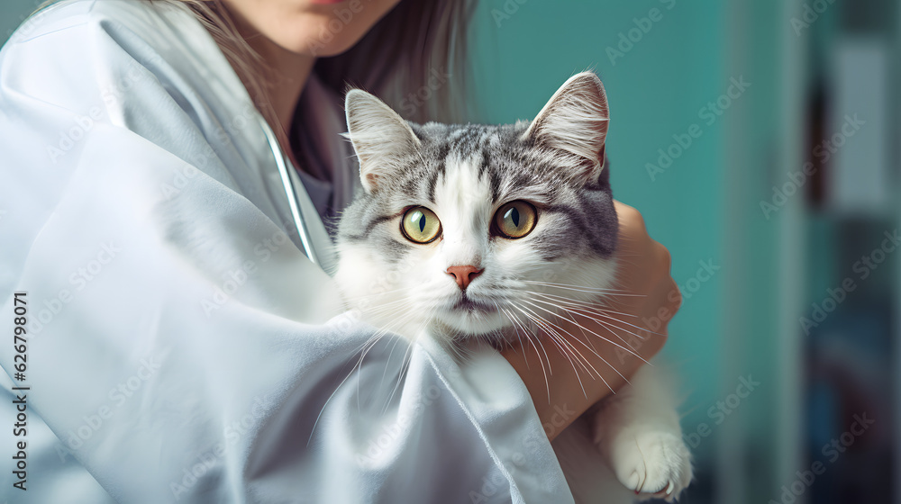 A Caring Touch in the Hands of a Veterinarian Doctor A Caring Touch in the Hands of a Veterinarian Doctor