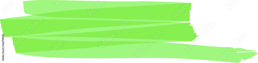 Fototapeta premium Marker Highlighter Zigzag Line
