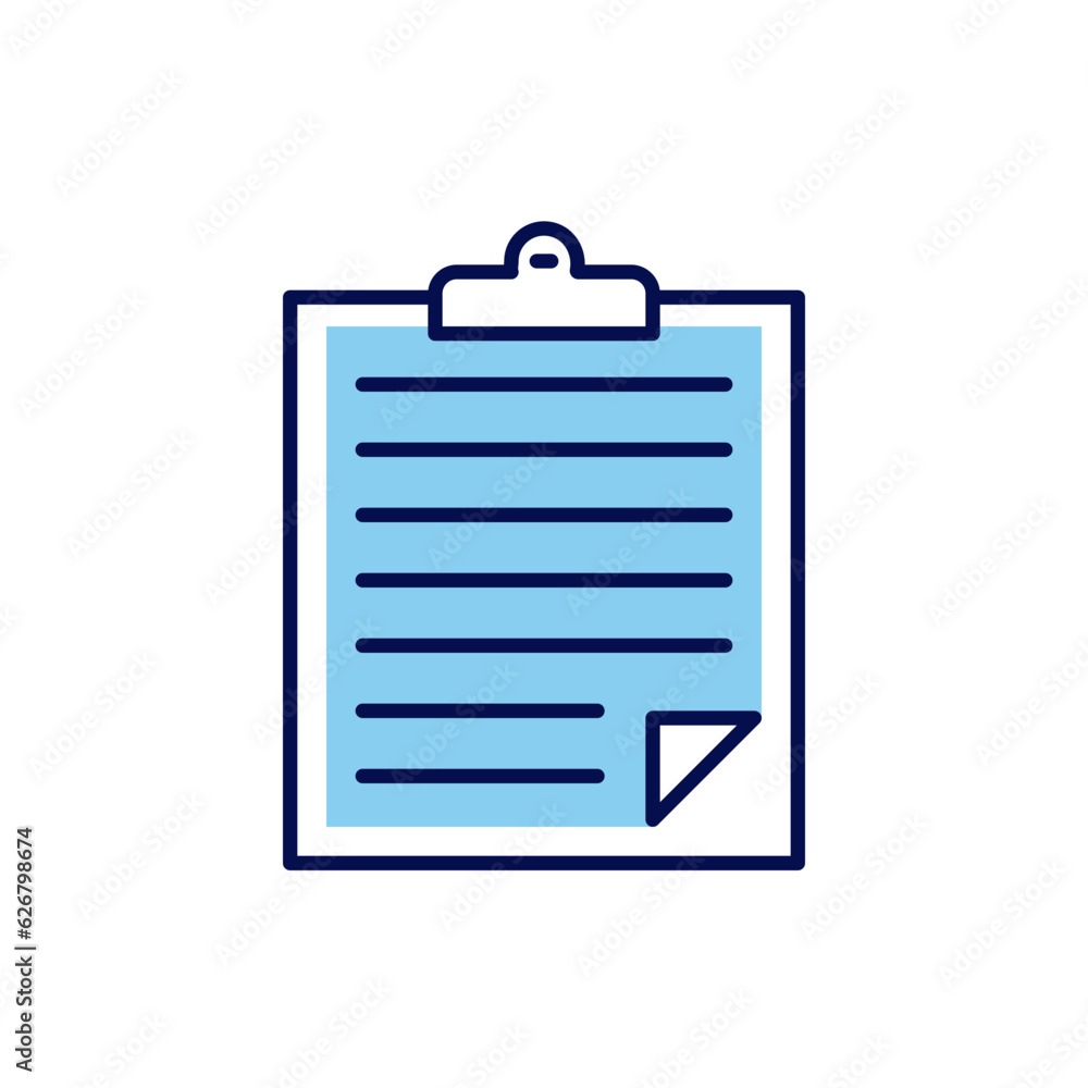 Clipboard related vector line icon. Isolated on white background. Vector illustration. Editable stroke Clipboard related vector line icon. Isolated on white background. Vector illustration. Editable stroke