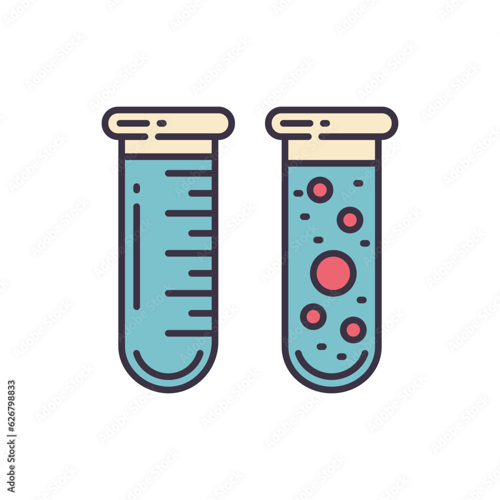 Test Tube related vector line icon. Isolated on white background. Vector illustration. Editable stroke Test Tube related vector line icon. Isolated on white background. Vector illustration. Editable stroke