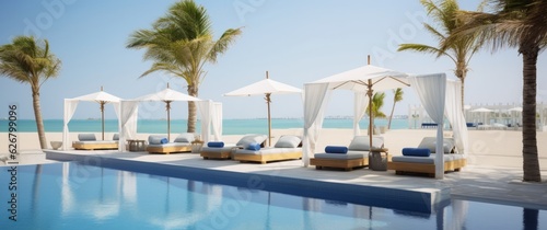 Four Seasons Villa Beach Resort Bahrain: A Luxurious Escape for All Four Seasons, Generative AI © ParinApril