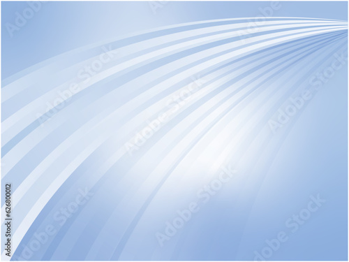 透明感あふれるアブストラクトなウェーブ背景_青色