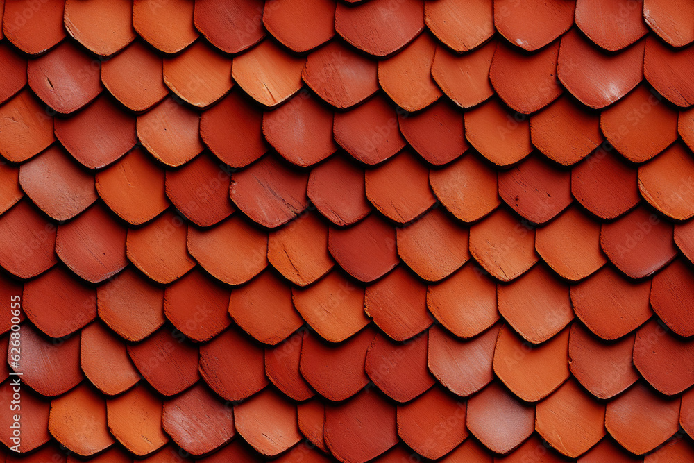 Seamless Texture Bright Roof Tiles Created Using Artificial Intelligence Seamless Texture Bright Roof Tiles Created Using Artificial Intelligence