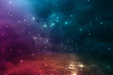 Blurred refraction light, bokeh or organic flare overlay effect