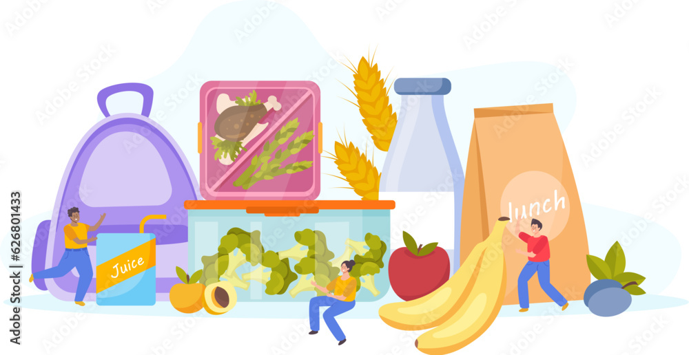 Lunch Box Food Composition Lunch Box Food Composition