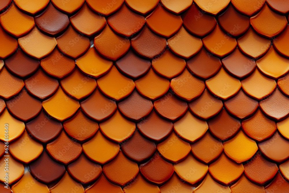 Seamless Texture Bright Roof Tiles Created Using Artificial Intelligence Seamless Texture Bright Roof Tiles Created Using Artificial Intelligence