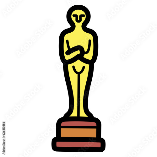 oscar filled outline icon style