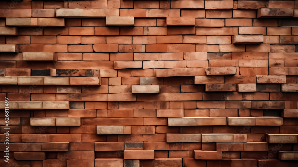 Brown Stone Wall - Generative AI