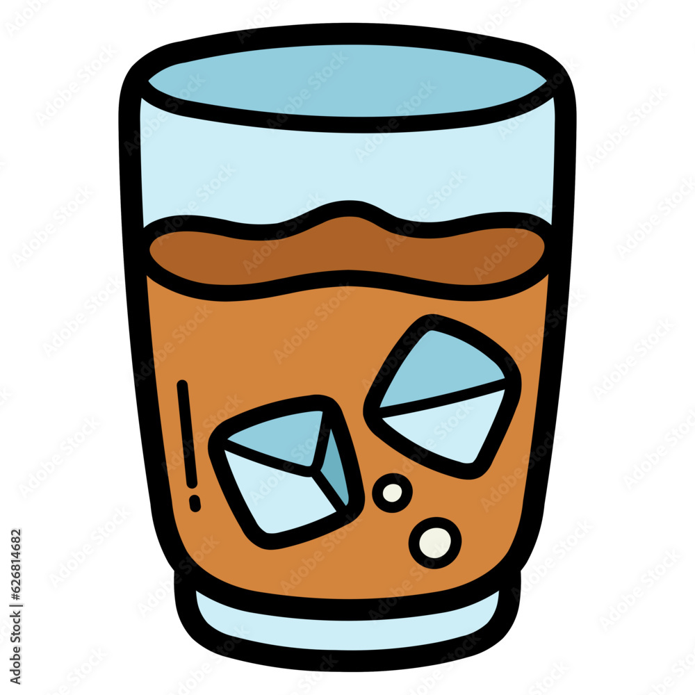 glass filled outline icon style glass filled outline icon style