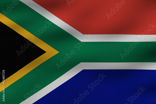 waving vector Flag of South Africa 