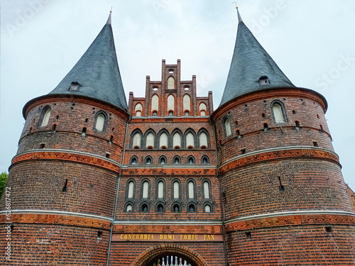 Das historische Holstentor in Lübeck