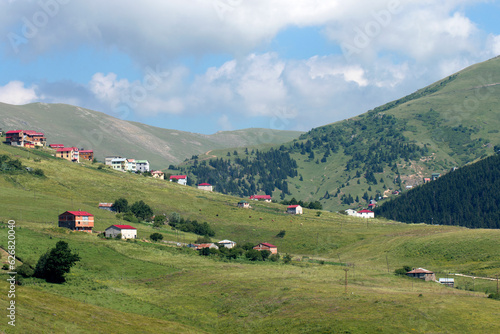 A partial view of Uzundere highland in Dereli, Giresun located in Eastern Black Sea Region