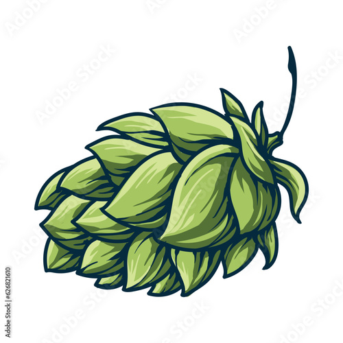 craft beer growing hops fruit