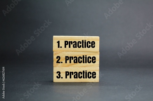 stick with the words practice, practice and practice. concept of education yourself. the concept of self-motivation