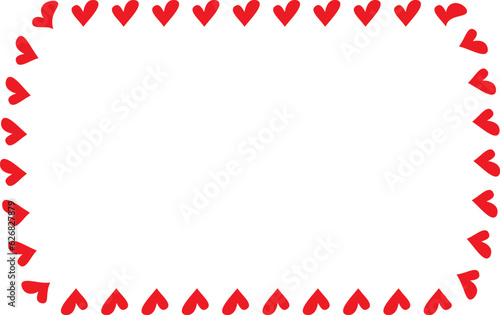 Red Heart frame Rectangle Shape vector love frames for pictures cute photo frame framing pressed flowers floral frame decoration design royal background for valentine wedding celebration romantic doco