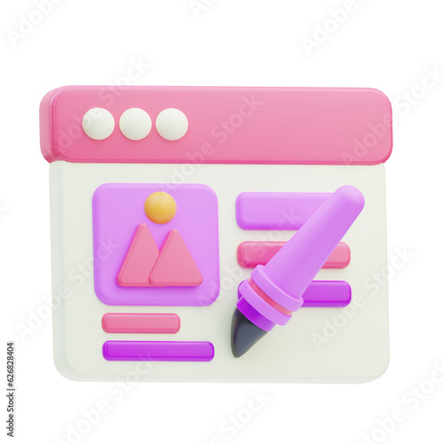 Visual Design 3D Illustration